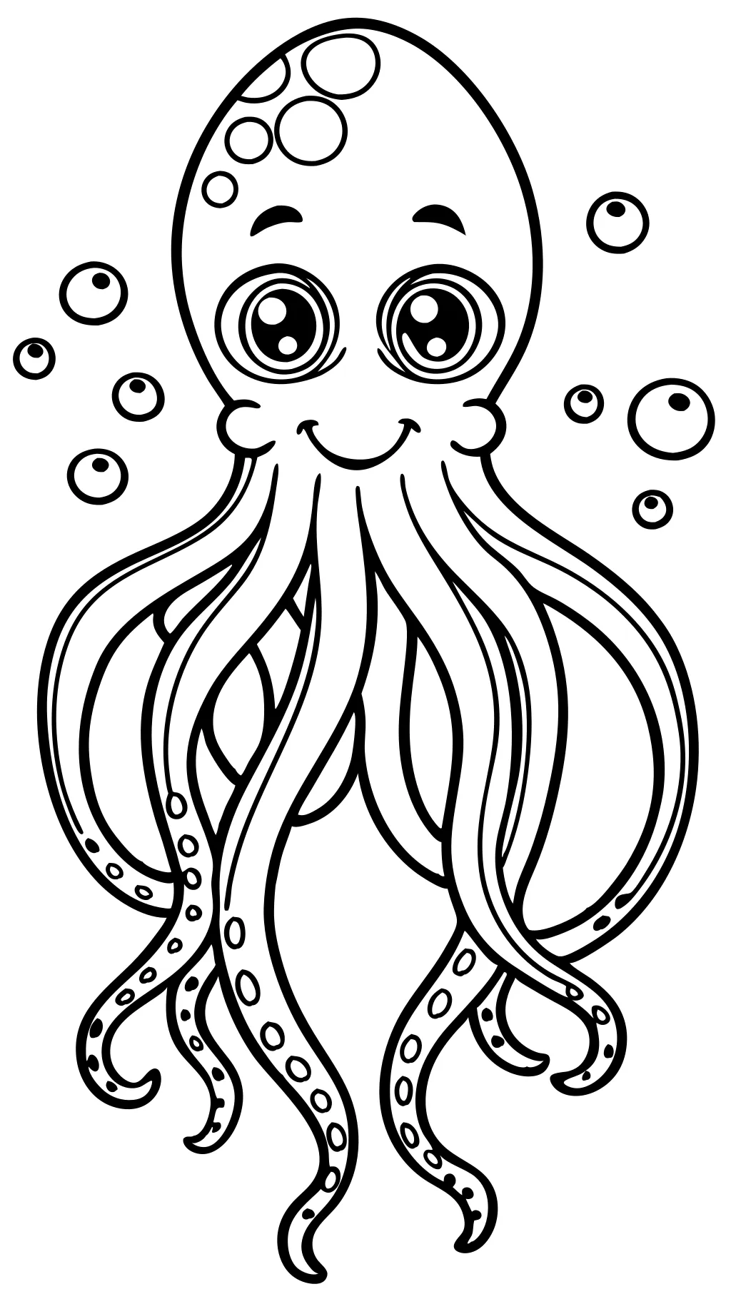 octopus coloring page printable